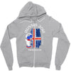 iceland national team youth 2018 fifa world cup Zipper Hoodie