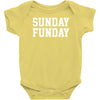 sunday funday party funny tee Baby Onesie