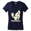 heimschei&szlig;er funny Women's V-Neck T-Shirt