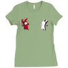listen to your conscience Ladies Fitted T-Shirt