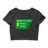 gps logo free exit 63 beach haven Crop Top