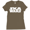 ska wars reggae dub step club music dance Ladies Fitted T-Shirt