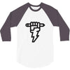 pencil lightning 3/4 Sleeve Shirt