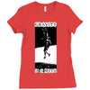 gravity is a myth Ladies Fitted T-Shirt