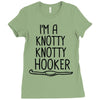crochet knitting Ladies Fitted T-Shirt