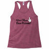Want More Beer Please Black Racerback Tank