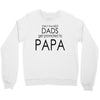 best dad get promoted to papa Crewneck Sweatshirt
