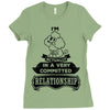 I Am Poodle Actually In A Very Commited Relationship Ladies Fitted T-Shirt