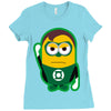 minion parody green lantern Ladies Fitted T-Shirt