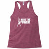 he man 80s retro cartoon cool funky Racerback Tank
