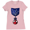 spider man pocket Ladies Fitted T-Shirt