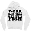 work is for people Zipper Hoodie