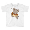 Pusheen the Cat Muscular with Donut Toddler T-shirt