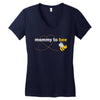 Mommy To Bee Unknown Gender Women's V-Neck T-Shirt