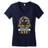 you can't argue with a viking Women's V-Neck T-Shirt