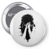 sad girl Pin-back button