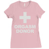 orgasm donor Ladies Fitted T-Shirt