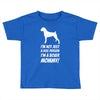 not just a dog person i'm a boxer mommy! Toddler T-shirt