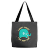an elephant never cares Tote Bags