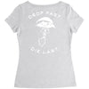 drop fast die last back Women's Triblend Scoop T-shirt