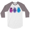 Colorful Cats 3/4 Sleeve Shirt