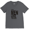 real men love walrus funny V-Neck Tee