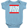 free running parkour run free Baby Onesie