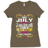 i am a July women Ladies Fitted T-Shirt