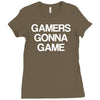 gamers gonna game Ladies Fitted T-Shirt