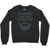 mens bearded Crewneck Sweatshirt