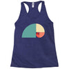 fibonacci golden ratio colorful Racerback Tank