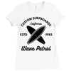 wave patrol Ladies Fitted T-Shirt