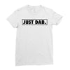 just dab border Ladies Fitted T-Shirt