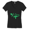 t.rex Women's V-Neck T-Shirt