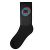 square in circle Socks