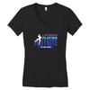 i Stopped Playing Fortnite To Be Here Women's V-Neck T-Shirt