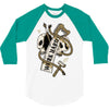 work hard until die 3/4 Sleeve Shirt