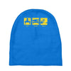 eat, sleep, weld funny welder Baby Beanies