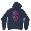 two coloured skull Hoodie