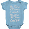 i love cats girls Baby Onesie