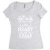 There's This Girl Who Stole My Heart She Calls Me Uncle Women's Triblend Scoop T-shirt