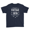 original parts vintage established 1970 perfectly aged Youth Tee