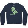 alien believe space sci fi ufo nerd Crewneck Sweatshirt