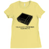 you always remember your first video arcade game gamer geek tee shirt Ladies Fitted T-Shirt