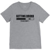 getting drunk please wait V-Neck Tee