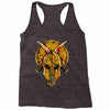 skull spartan Racerback Tank