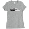 funny t shirt selective listener rude tee offensive shirt Ladies Fitted T-Shirt