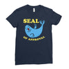 seal of approval Ladies Fitted T-Shirt