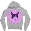 catsfinal recovered Zipper Hoodie