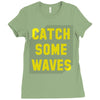 Catch Some Waves Ladies Fitted T-Shirt